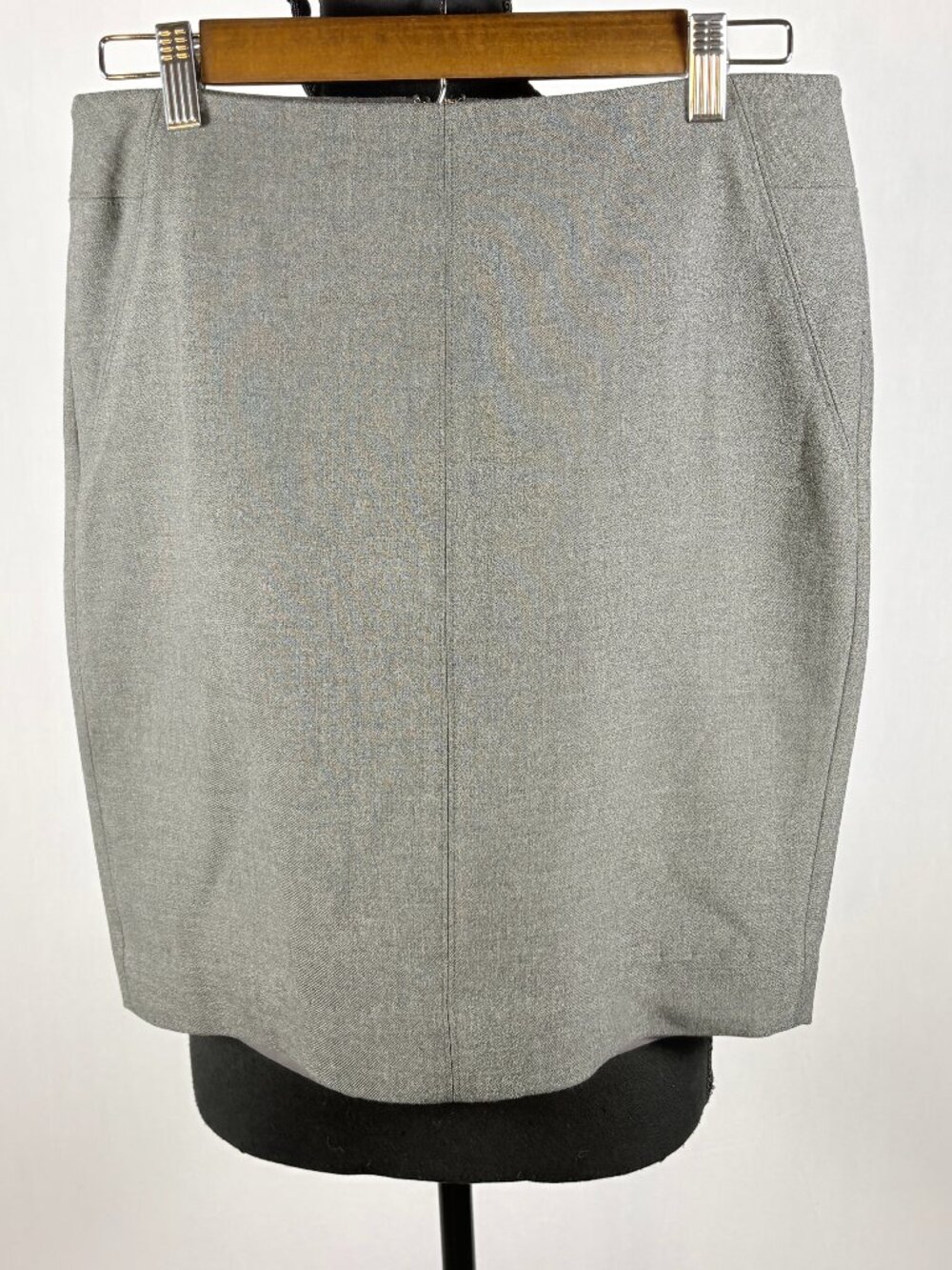 LOFT | Gray Pencil Skirt | 8 | Ann Taylor Loft Stretch Lined Career Work Skirt